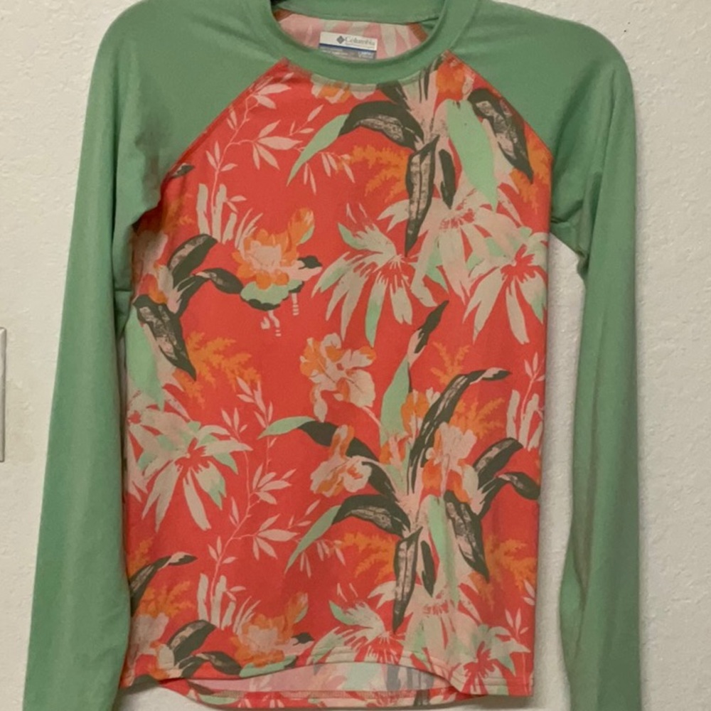 Columbia Girls Shirt Large 14/16 Pullover Top